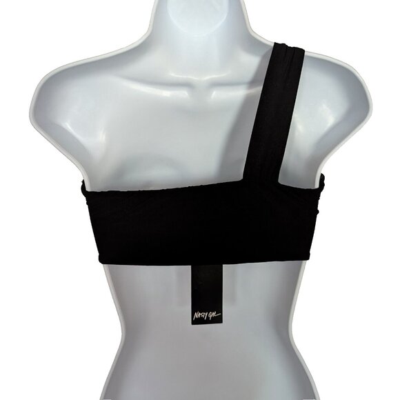 NASTY GAL Slinky Bralet Sz 6 RING detail MADE IN MOROCCO SUMMER NIGHT OUT * NWT - Picture 3 of 9